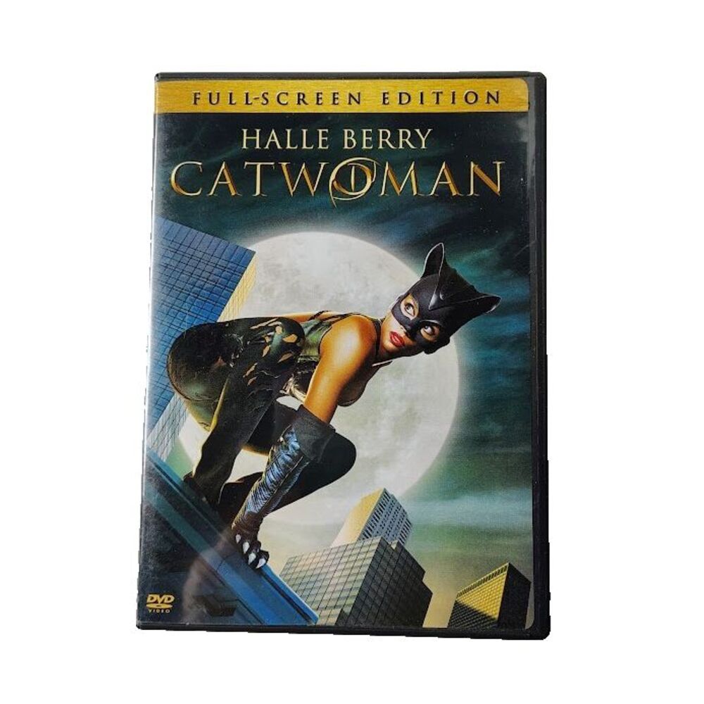 CATWOMAN DVD 2004 Movie Halle Berry Superhero Action PG 13 Cat Woman - Picture 1 of 3